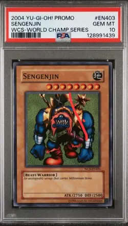 🔥 2004 YU-GI-OH! PROMO SENGENJIN WCS WORLD CHAMPIONSHIP SERIES PSA 10 #EN403 SP - Image 1