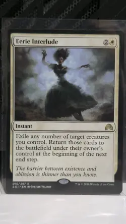 Eerie Interlude Magic The Gathering Shadows over Innistrad (Normal) NM R 16 - Image 1