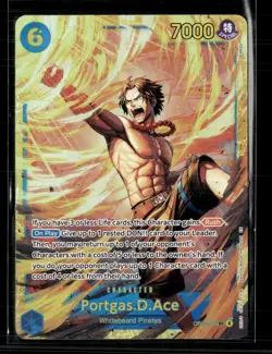 One Piece TCG Portgas.D.Ace Carrying On His Will SEC • OP13-119 - Image 1