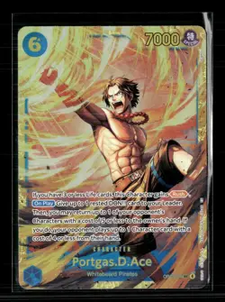 One Piece TCG Portgas.D.Ace Carrying On His Will SEC • OP13-119 - Image 1