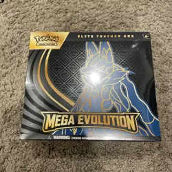Pokemon TCG Mega Evolution Lucario Elite Trainer Box (ETB) | Factory Sealed New - Image 1