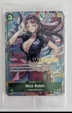 One Piece Card Game English Heroines Battle EB03 Promo Winner Pack Sealed - Image 1