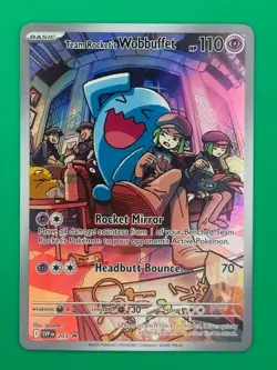 Team Rocket's Wobbuffet 203 Sv: Scarlet & Violet Promo Cards Holo - Image 1