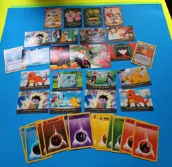 POKEMON 35 Card LOT and MORE: TOPPS CARDS TV Animation, TOPPS FOIL+ Energy - Image 2