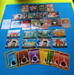POKEMON 35 Card LOT and MORE: TOPPS CARDS TV Animation, TOPPS FOIL+ Energy - Image 3