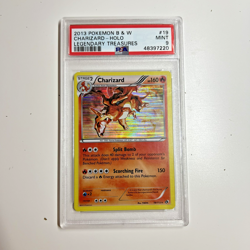Pokemon Card Charizard Holo 19/113 Legendary Treasures ENG inglese Mint PSA 9 - Image 1
