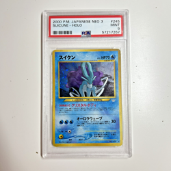 Pokemon Card Suicune Holo no 245 Neo 3 JAP japanese Mint PSA 9 - Image 1