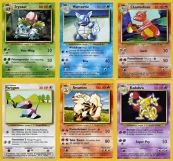 POKEMON CARDS 1ST GEN ORIGINAL VINTAGE BASE SET + JUNGLE + FOSSIL + ROCKET WOTC - Image 2