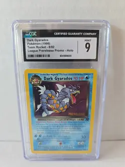 CGC 9 MINT Dark Gyarados Team Rocket 8/82 Holo Prerelease Promo Pokemon Card 020 - Image 3