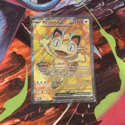 Meowth ex - 107/088 - Ultra Rare - Perfect Order - NM/M - Pokemon Card - Image 1