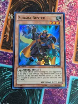 Yu-Gi-Oh! Zubaba Buster ZTIN-EN020 1st Edition Super Rare NM - Image 1
