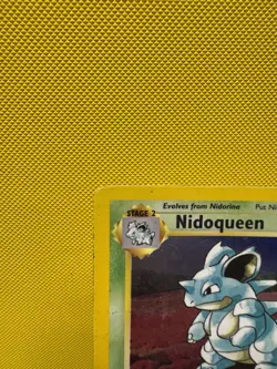 Pokemon TCG - Nidoqueen Jungle 7/64 Holo Rare Unlimited 1999 - Heavily Played HP - Image 2