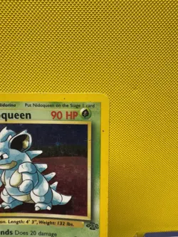 Pokemon TCG - Nidoqueen Jungle 7/64 Holo Rare Unlimited 1999 - Heavily Played HP - Image 3