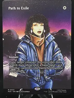Path to Exile (Borderless) 0001 PZA Teenage Mutant Ninja Turtles TMNT - MTG - Image 1