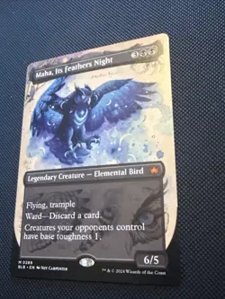 Maha, Its Feathers Night MTG Borderless No.289 Bloomburrow Mint - Image 3