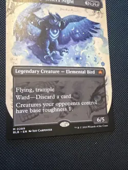 Maha, Its Feathers Night MTG Borderless No.289 Bloomburrow Mint - Image 4