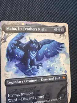 Maha, Its Feathers Night MTG Borderless No.289 Bloomburrow Mint - Image 5
