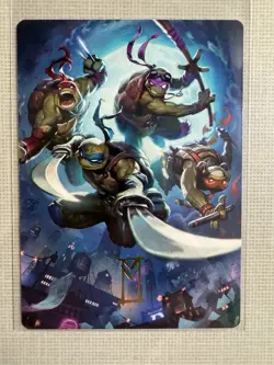 MTG Ninja Turtles (TMNT) - Heroes in a Half Shell - Art Series Gold Stamp 41/54 - Image 1