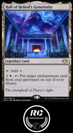 Hall Of Heliod's Generosity MTG NM MH1 Rare Land Fast Tracked Shipping - Image 1