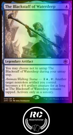 The Blackstaff Of Waterdeep FOIL MTG NM AFR Rare Artifact Fast Tracked Shipping - Image 1