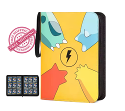 9-Pocket 900-Card PU Leather Binder Album – TCG, MTG, Sports & Game Card Storage - Image 1