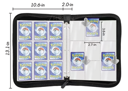 9-Pocket 900-Card PU Leather Binder Album – TCG, MTG, Sports & Game Card Storage - Image 3