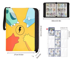 9-Pocket 900-Card PU Leather Binder Album – TCG, MTG, Sports & Game Card Storage - Image 4