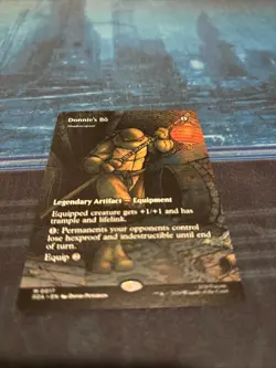 Mtg Donnie's Bo - Shadowspear (Borderless) Teenage Mutant Ninja Turtles Source - Image 1