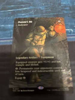 Mtg Donnie's Bo - Shadowspear (Borderless) Teenage Mutant Ninja Turtles Source - Image 2