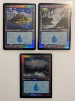 MTG – Commander Masters Foil Retro Land - Full Set of 15 – Foil and Non-Foil - Image 4