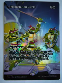 MTG Teleportation Circle (Source Material), Foil, NM/Unplayed, TMNT - Image 1