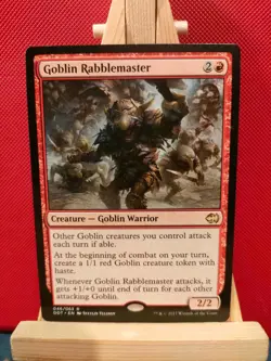 Goblin Rabblemaster - Duel Decks - Rare -NM/LP - MTG - Image 1