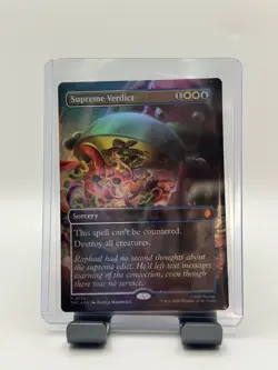 MTG, Supreme Verdict FOIL (Borderless) Commander: Teenage Mutant Ninja Turtles - Image 1