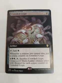 Crowded Crypt (Extended Art) Commander: Innistrad: Midnight Hunt Regular - Image 1