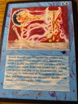 MTG Magic the Gathering Antiquities Transmute Artifact LP/NM - Image 1