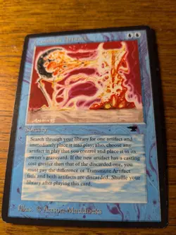 MTG Magic the Gathering Antiquities Transmute Artifact LP/NM - Image 3