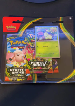 Pokemon Perfect Order 3 Pack Blisters - NEW SET Factory Sealed - Image 1