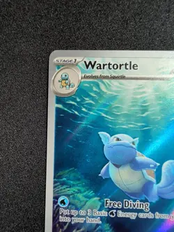 Pokemon Wartortle 171/165 Scarlet & Violet 151 Illustration Rare NM - Image 2