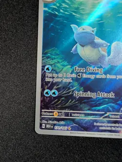 Pokemon Wartortle 171/165 Scarlet & Violet 151 Illustration Rare NM - Image 5