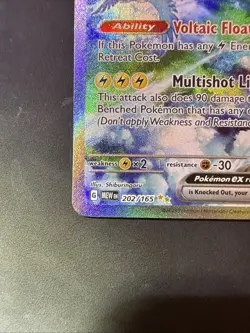 Pokemon Zapdos ex 202/165 Sv: Scarlet & Violet 151 Holo - Image 5