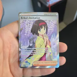 Pokemon - Erika's Invitation - 196/165 - Scarlet & Violet: 151 - Full Art Card - Image 1