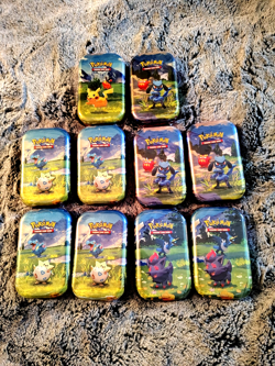 Pokemon TCG Ascended Heroes Mini Tin Lot of 10 factory sealed tins - Image 1