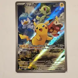 Pikachu SVP027 Paldea Evolved EN Black Star Promo Holo SVP EN 027 Pokemon TCG - Image 1