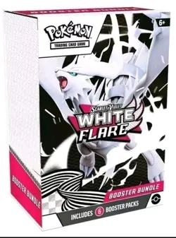 **FACTORY SEALED** Pokemon TCG Scarlet Violet White Flare Booster Bundle - Image 1