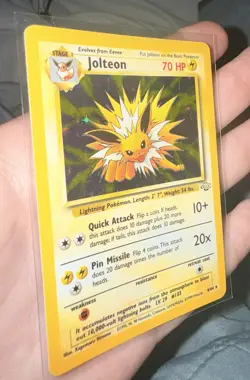 Pokemon TCG Jolteon Jungle 4/64 Holo Unlimited Holo Rare - Image 3
