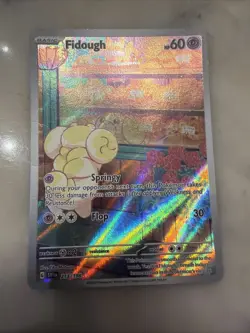 Pokemon TCG Fidough Scarlet & Violet Base Set Holo Illustration Card 213/198 - Image 1