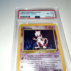 PSA 8 - 1999 Pokemon Base Mewtwo Holo 010/102 - Image 2