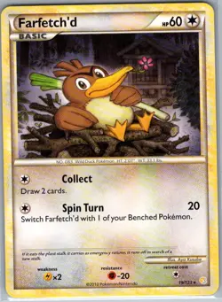 Farfetch'd 19/123 Non Holo HeartGold SoulSilver - Pokemon Card - NM - Image 1