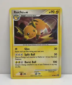 Raichu 8/100 Diamond & Pearl Stormfront Holo Rare Pokemon TCG - LP - Image 1