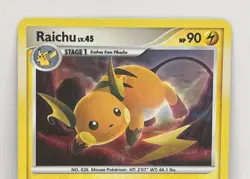 Raichu 8/100 Diamond & Pearl Stormfront Holo Rare Pokemon TCG - LP - Image 2